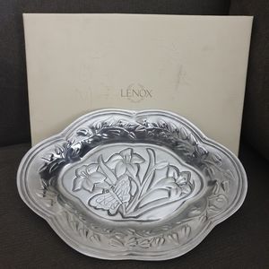 Lenox Butterfly Meadow 9" Small Metal Serving Tray  Serveware
